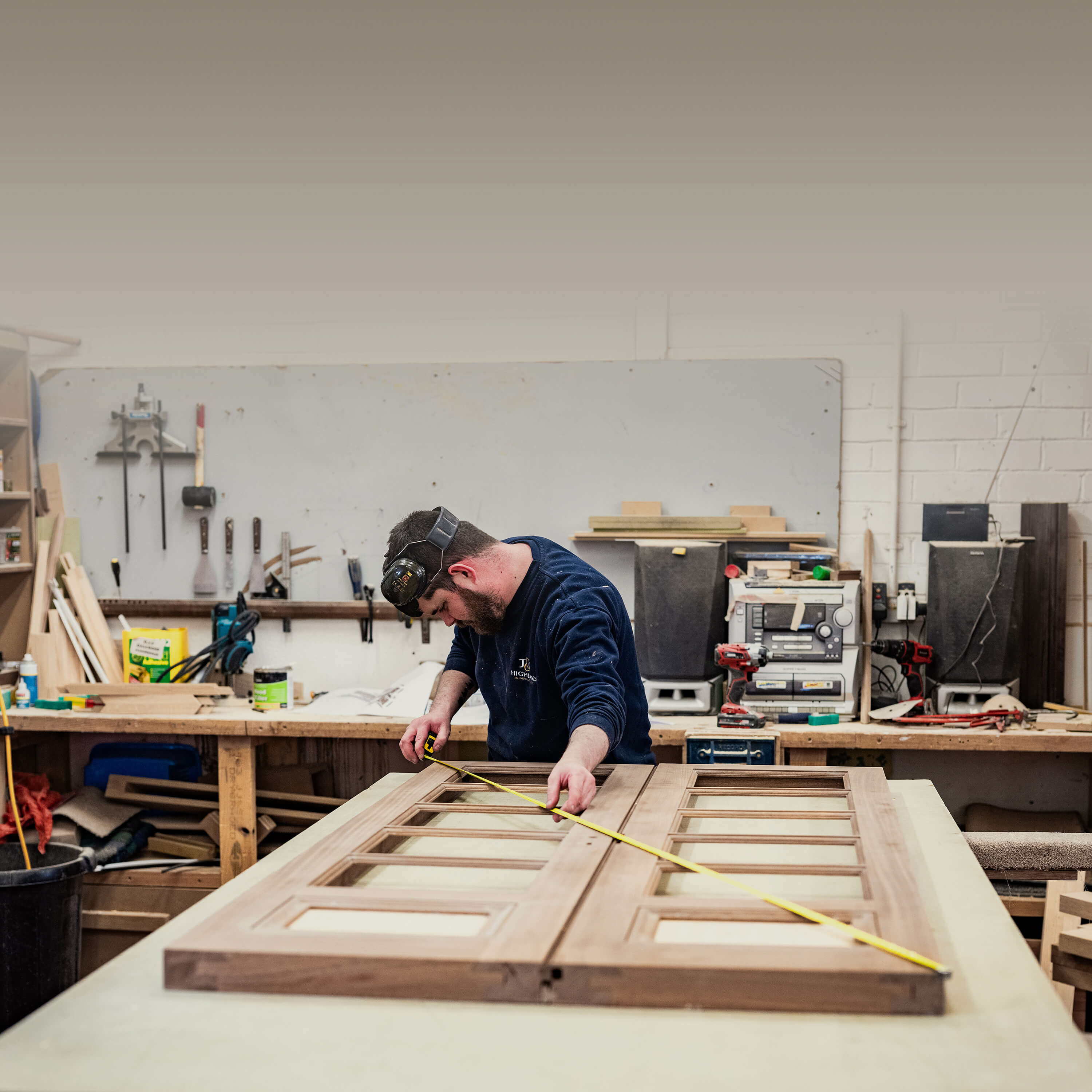 Highland Joinery and Glazing staff at work